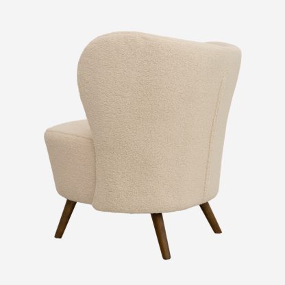 Teddy Upholstered Arm Chair, Cream