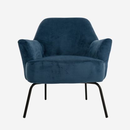 Melissa Arm Chair, Vibrant Blue