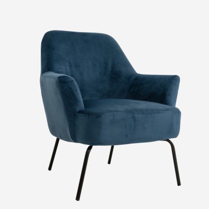 Melissa Arm Chair, Vibrant Blue