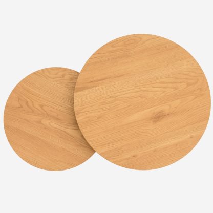 Spiro Coffee Tables, Wild Oak