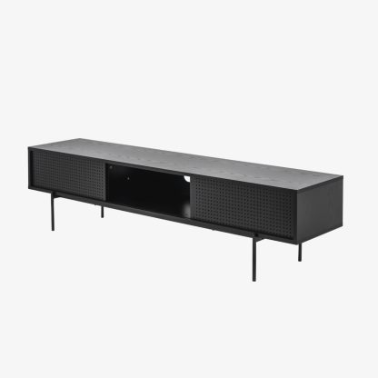 Angus TV Unit Large, Ash Black