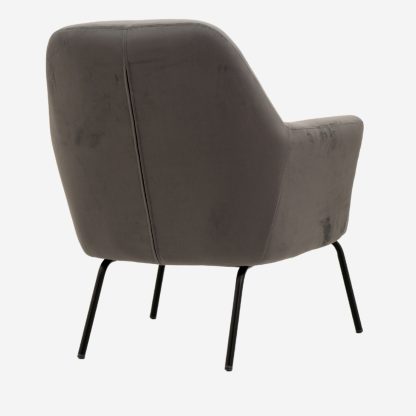 Melissa Arm Chair, Dark Grey