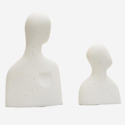 Decor Family Love Figurines Set of 3, White