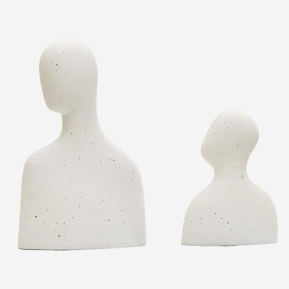 Decor Family Love Figurines Set of 3, White