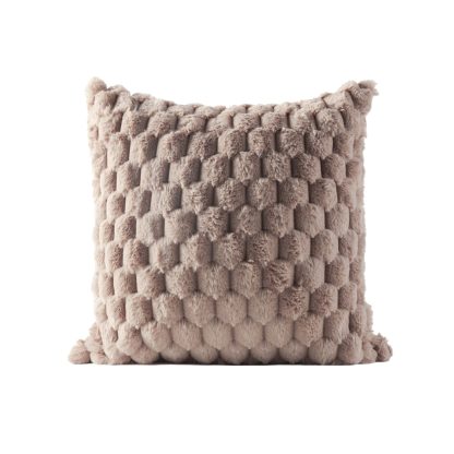 Hand Made Bubble Cushion, Khaki