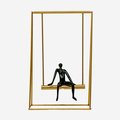 Décor Swinging Figurines, Medium, Gold