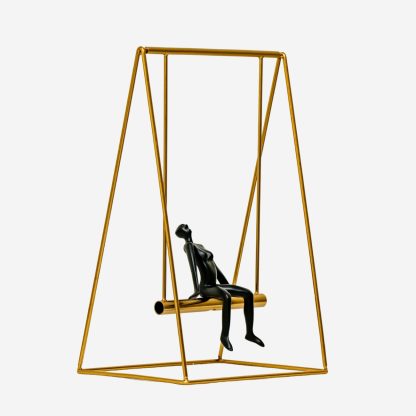 Décor Swinging Figurines, Medium, Gold