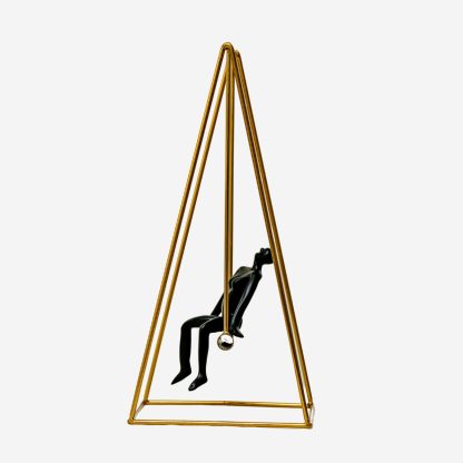 Décor Swinging Figurines, Medium, Gold