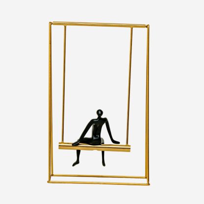 Décor Swinging Figurines, Medium, Gold