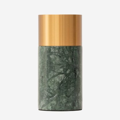 Emperador Vase Marble Large, Green & Gold