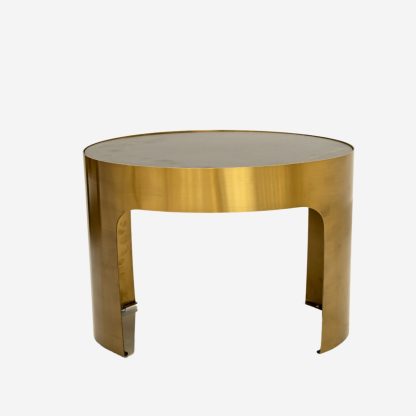 Wonder Round Side Table, Sintered Stone