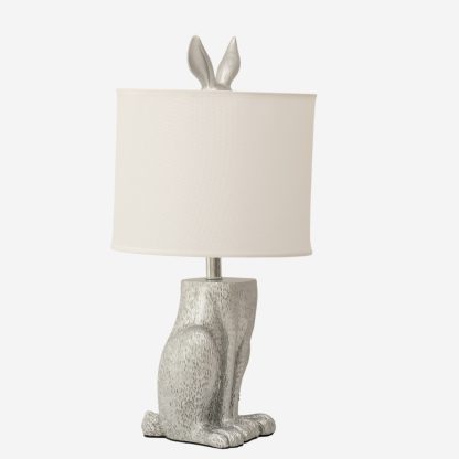 Table Lamp Rabbit, Silver