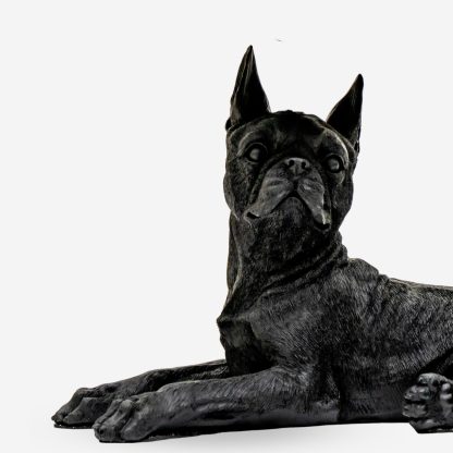 Table Lamp sitting Dog, Black