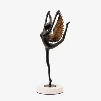 Deco Ballirana Dancer, Black & Gold