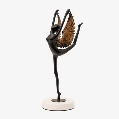 Deco Ballirana Dancer, Black & Gold