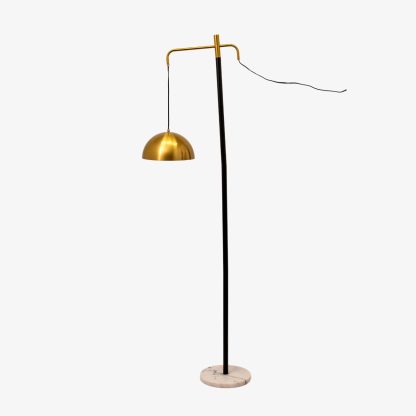 Italo Floor Lamp, Black & Gold