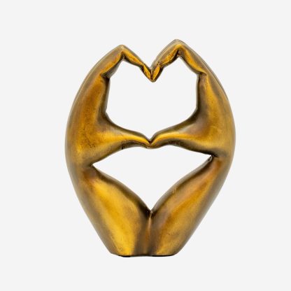 Deco love Hand Ornament, Gold