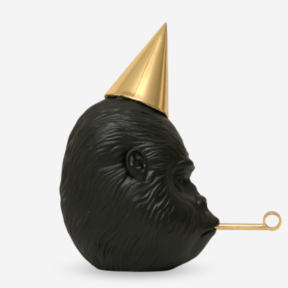 Decor Object Gorilla Party, Black