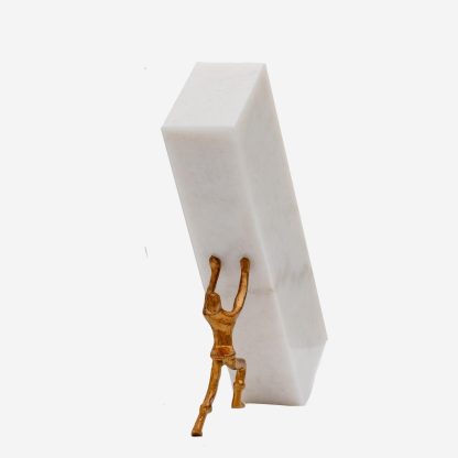 Decor Object Holding Wall, White & Gold