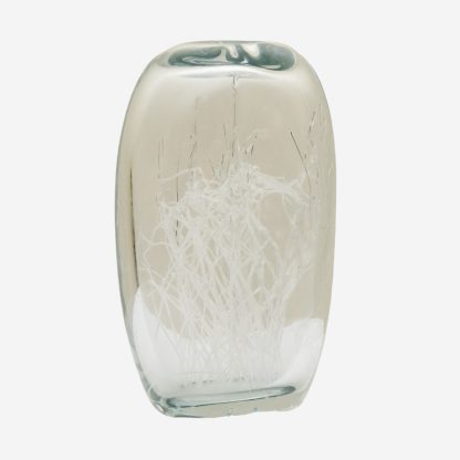 Thread Clear Glass Vase Medium, Clear