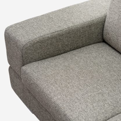 Miami Modern Sofa, 3 Seater, Stone