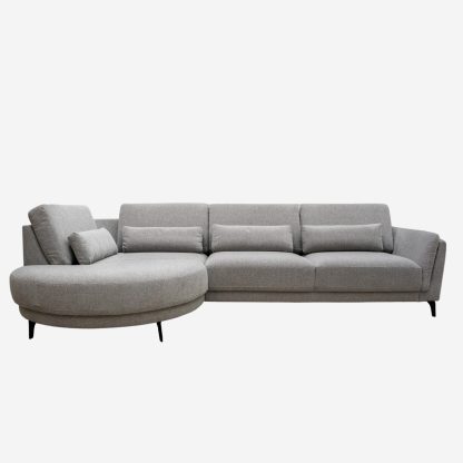 Devine 3.5 Seater Sofa With Left Chaise Lounge, Sand