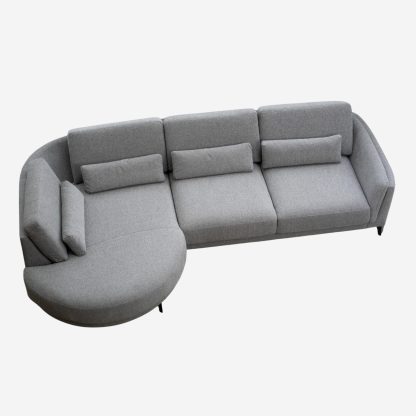 Devine 3.5 Seater Sofa With Left Chaise Lounge, Sand