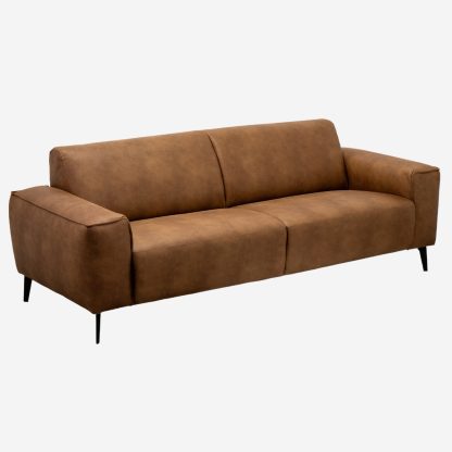 Pria Modern Sofa 3 seater, Kentucky Brown