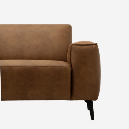 Pria Modern Sofa 3 seater, Kentucky Brown