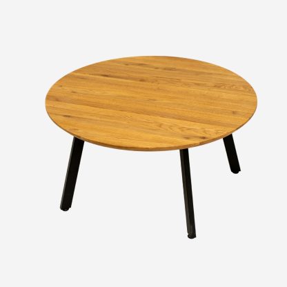 Oak BrushedRoundCoffee TableTop oak brushed - Diameter 80 cm