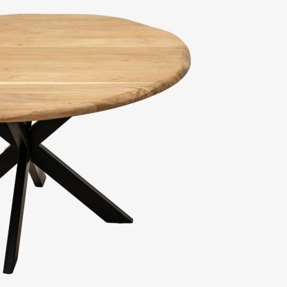 Edge Round Dining Table, Acacia