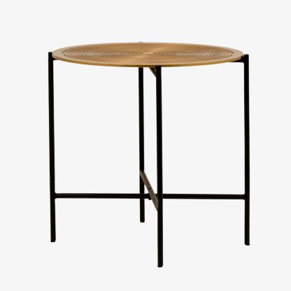 Alona Side Table Set of Two, Gold