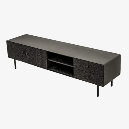 Metallica TV Unit, Metal Black