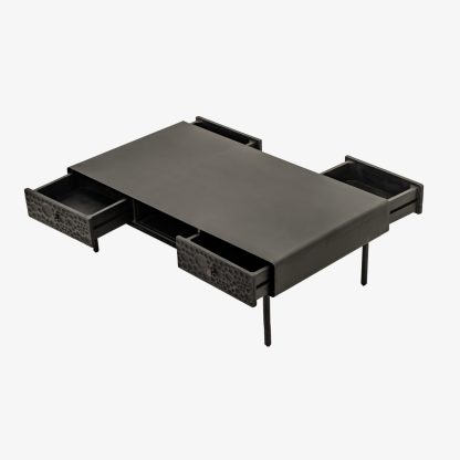 Metallica Coffee Table, Metal Black