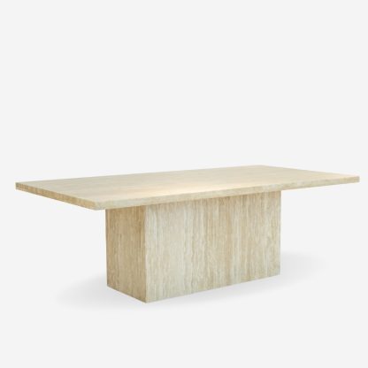 Milano Dining Table Marble - Light Travertin