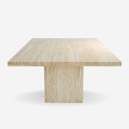 Milano Dining Table Marble - Light Travertin