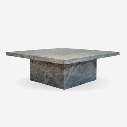 Milano Coffee Table Marble - Grey Travertin