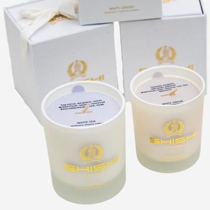 Scented Candle Large, White Tea, 36 Hours