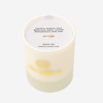 Scented Candle Large, White Tea, 36 Hours