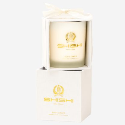 Scented Candle Large, White Ginger, 36 Hours