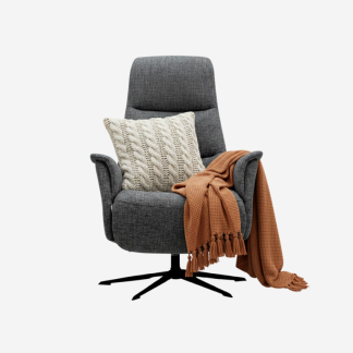 Jessy Recliner Chair, Dark Grey