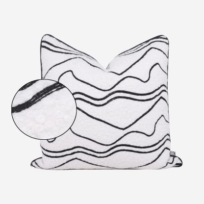 Cushion Lines, Black & White