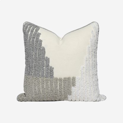 Cushion Split, Grey & White