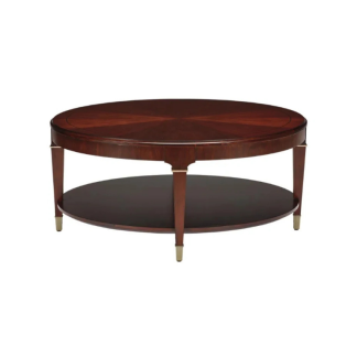 Eltan Round Coffee Table, Brown